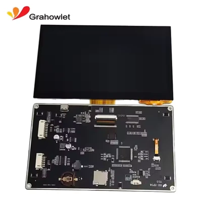 7 dyuymli sensorli skrial lcd serial port